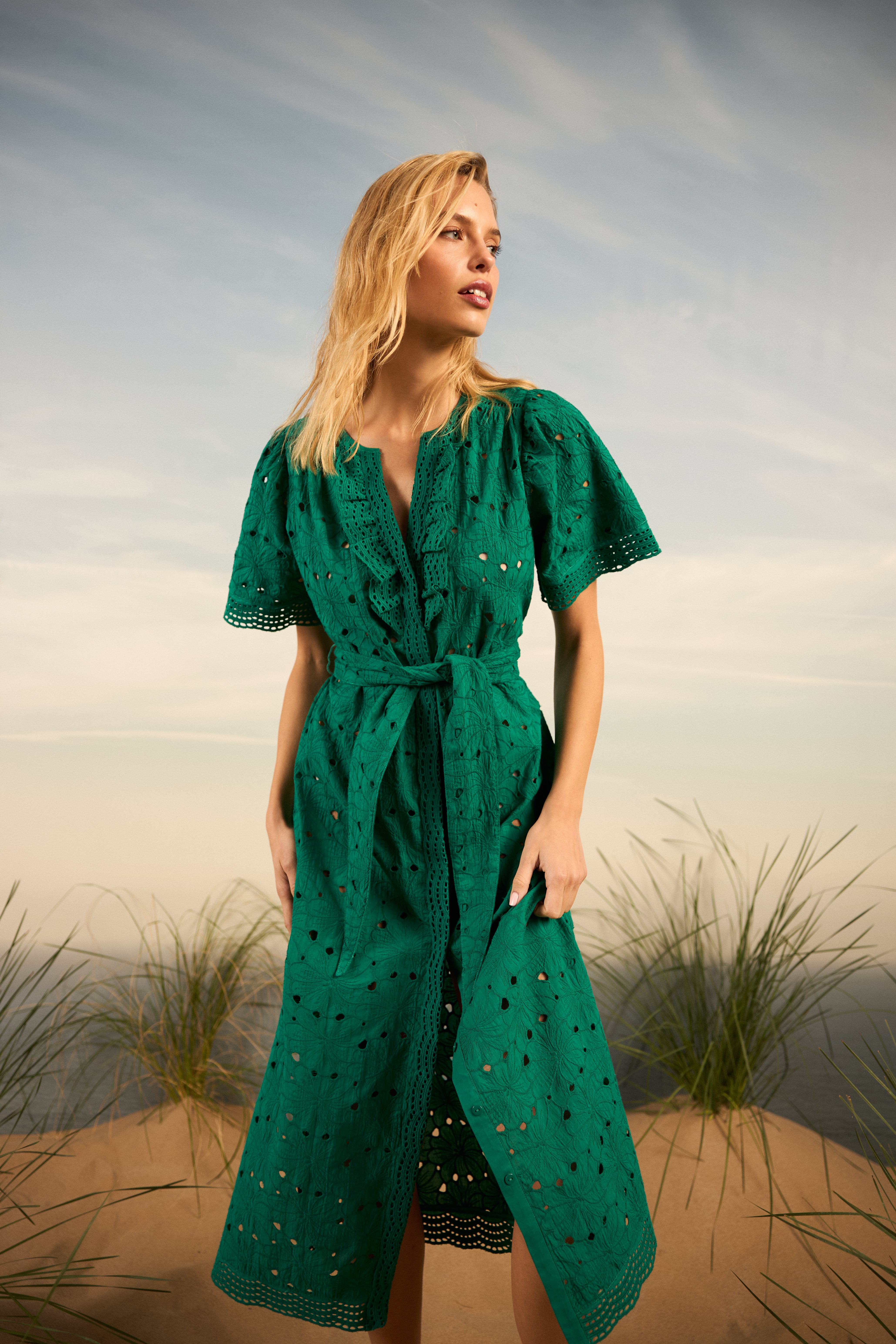 Voyage Dress Emerald Zoe Kratzmann