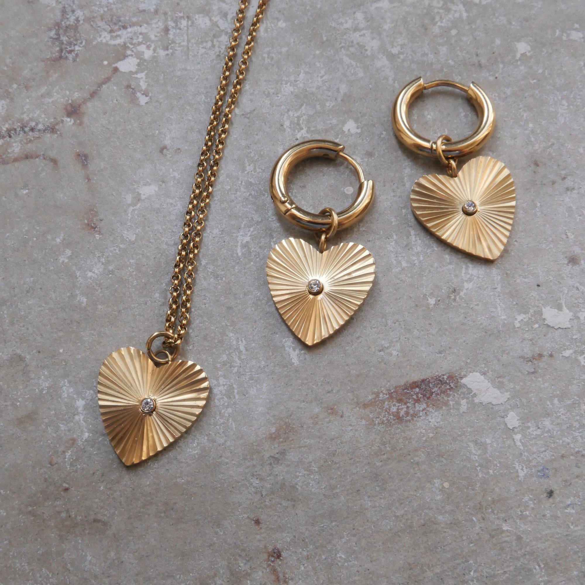 A&C Oslo Creol Heart Drop Earring