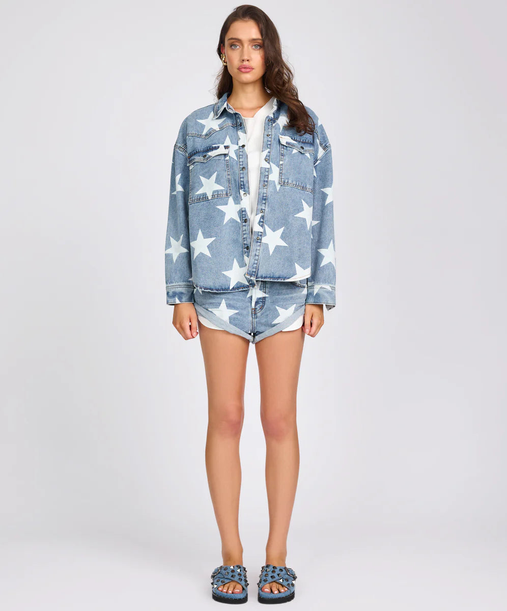 One Teaspoon Starwash Daria Denim Shacket