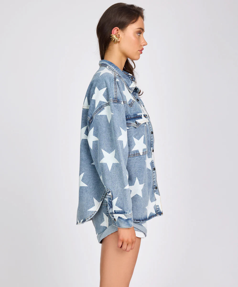 One Teaspoon Starwash Daria Denim Shacket