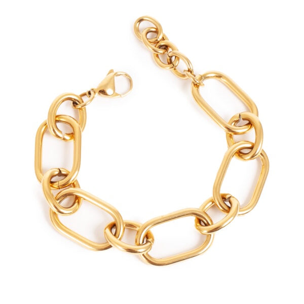 A&C Oslo Bracelet heavy chain steel G