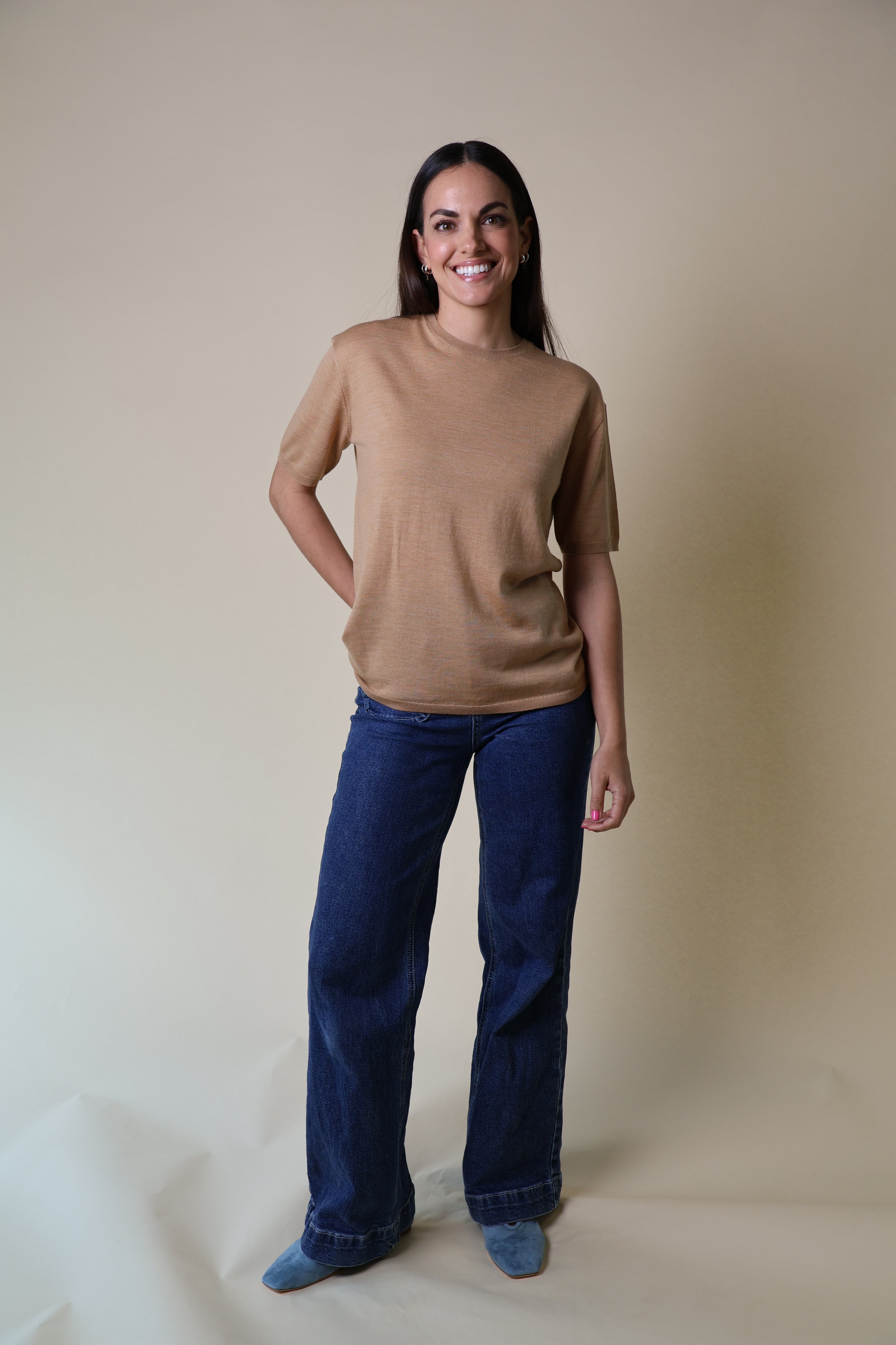 Spinel Tee Yarnsmith Camel