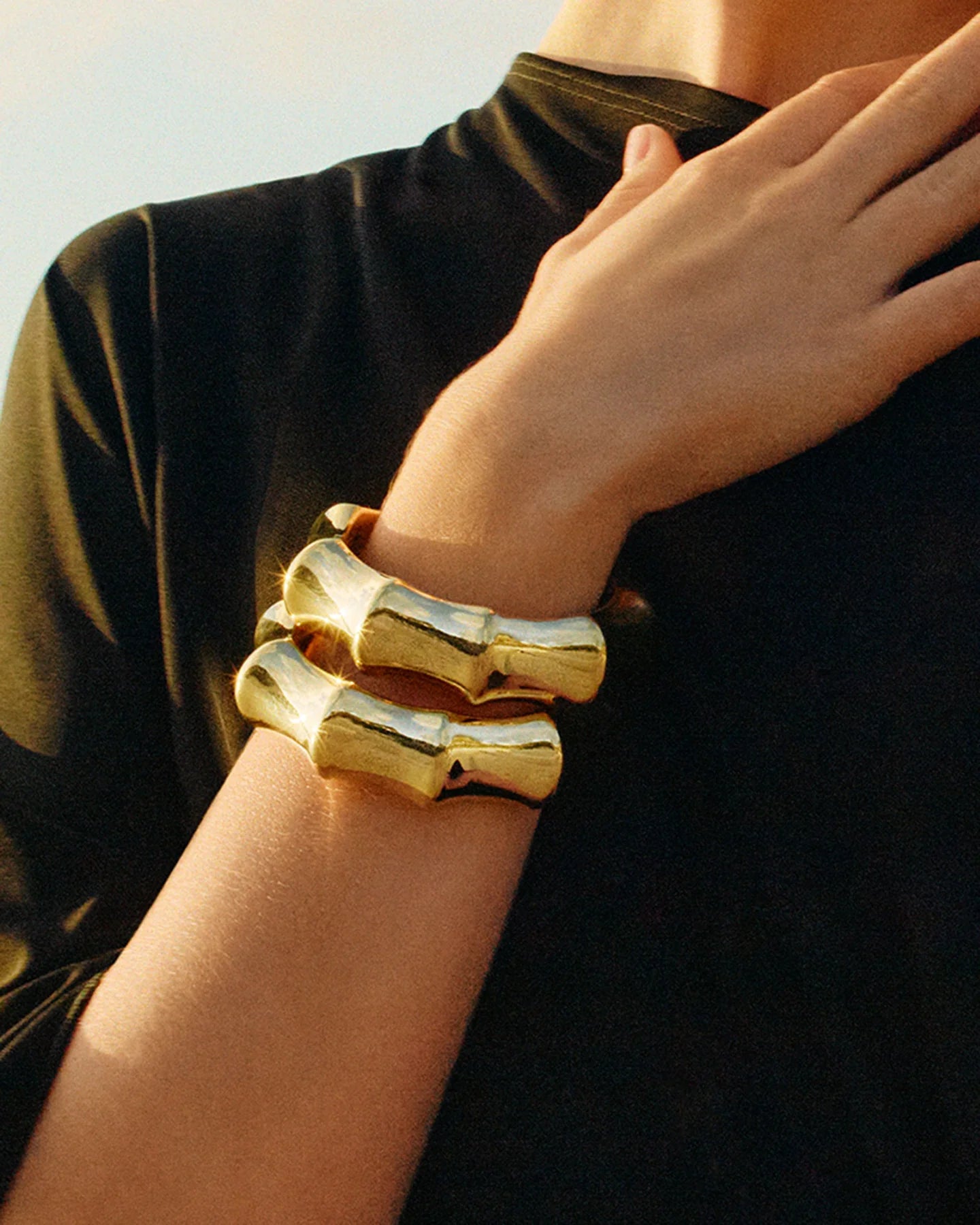 Edblad Cane Bangle Gold Large