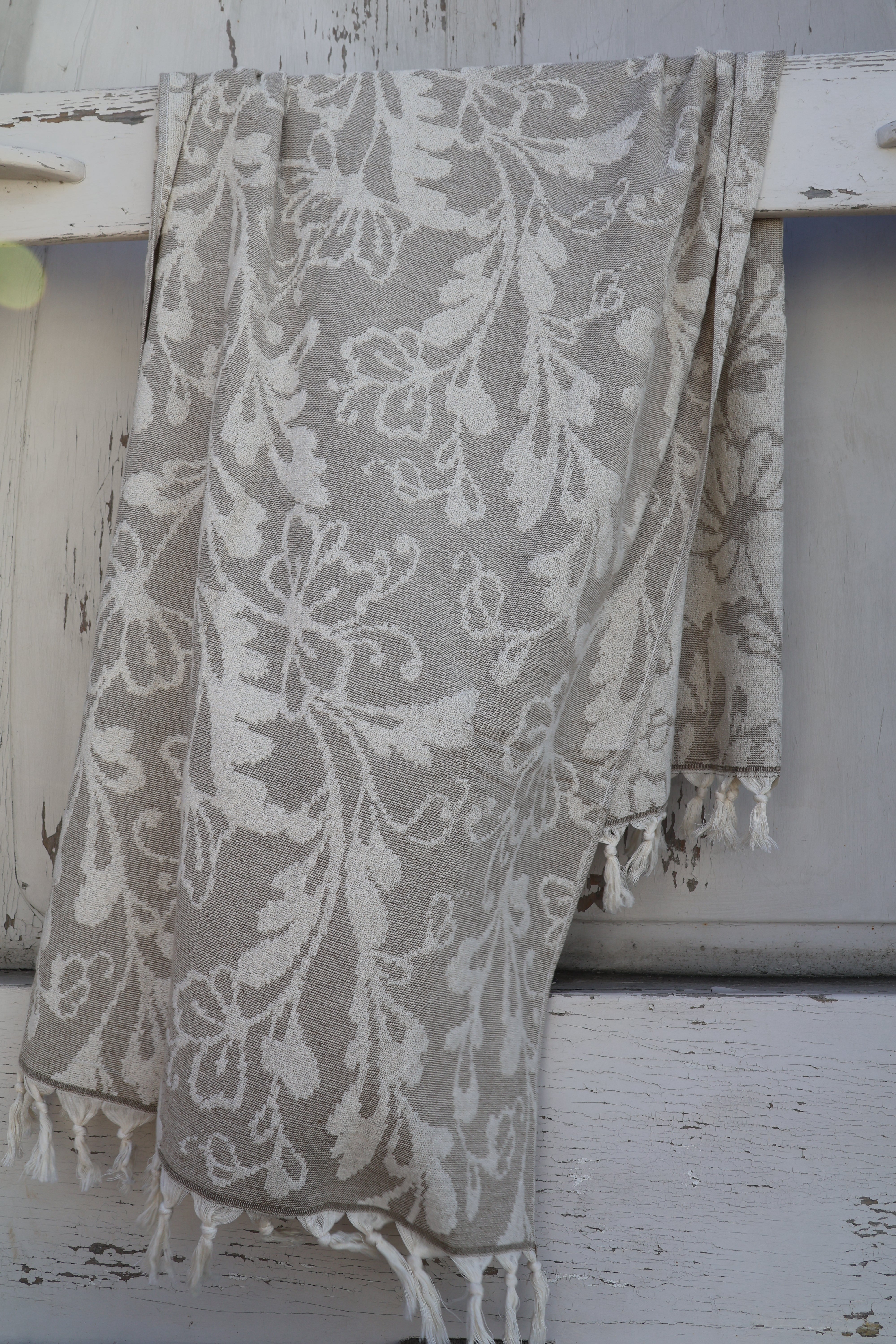 Tapestry Turkish Towel Terry Parchment