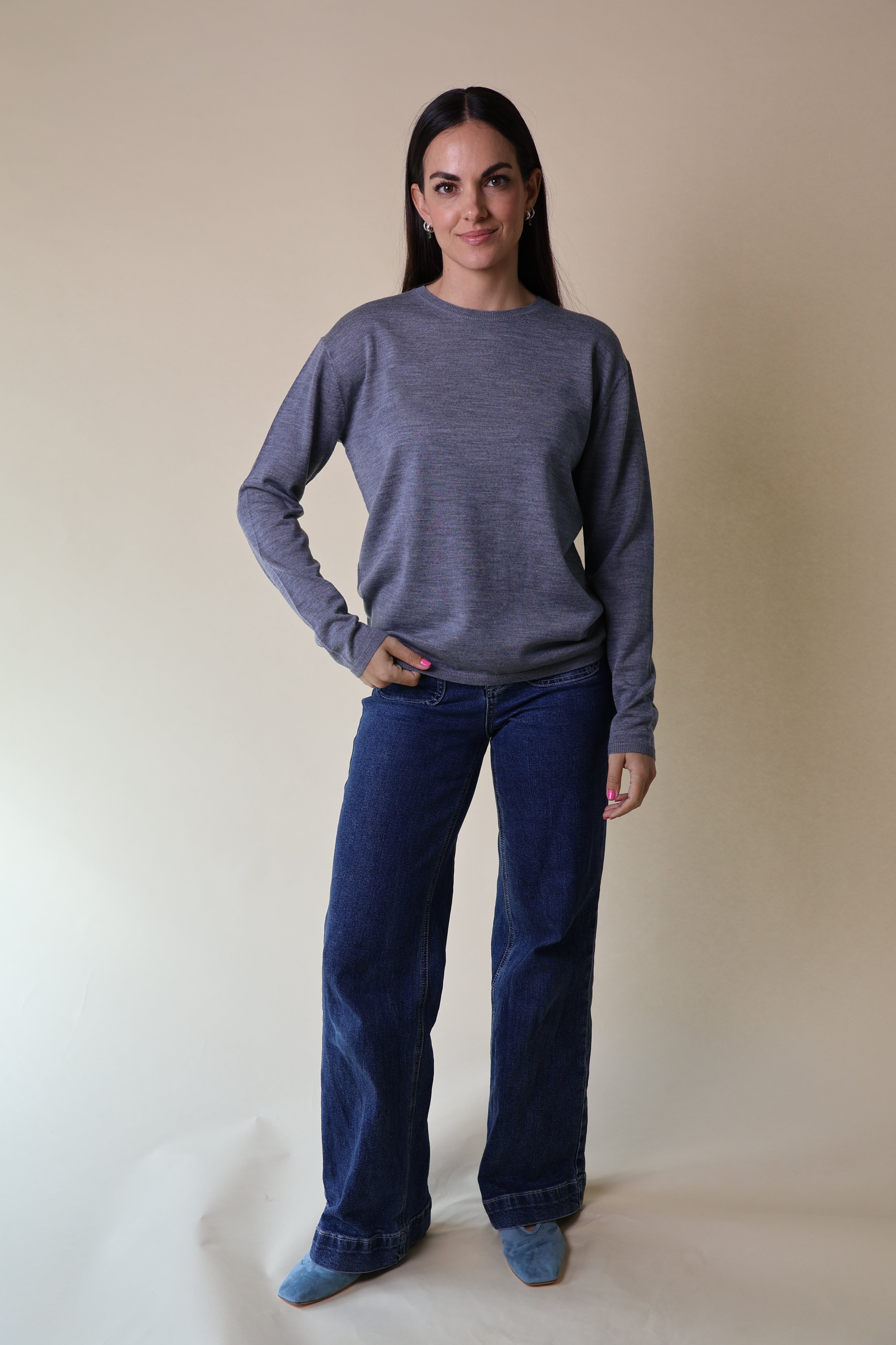 Bloodstone L/S Knit Yarnsmith Greymarle