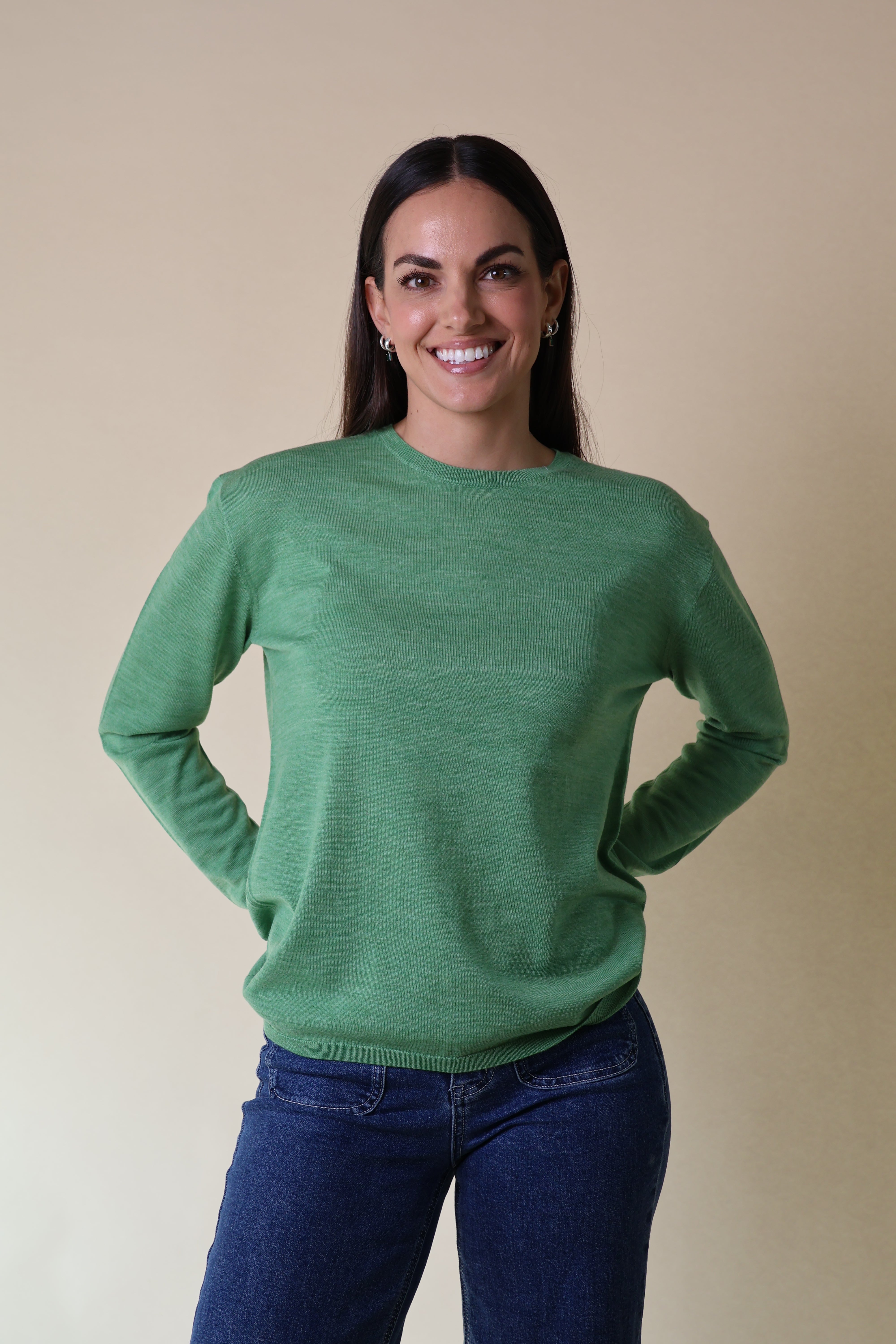 Bloodstone L/S Knit Yarnsmith Shamrock