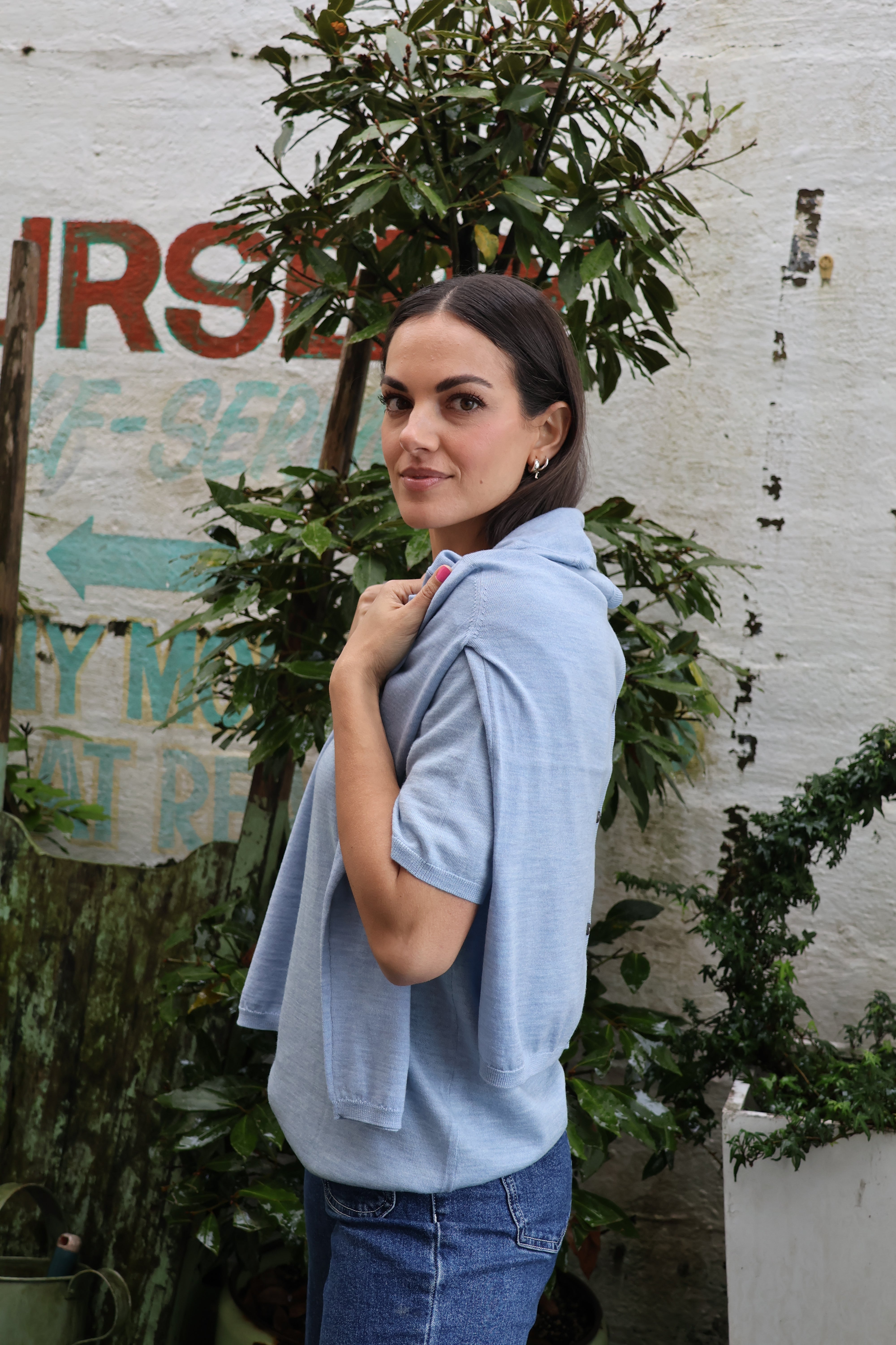 Morganite Cardigan Yarnsmith Pale Blue
