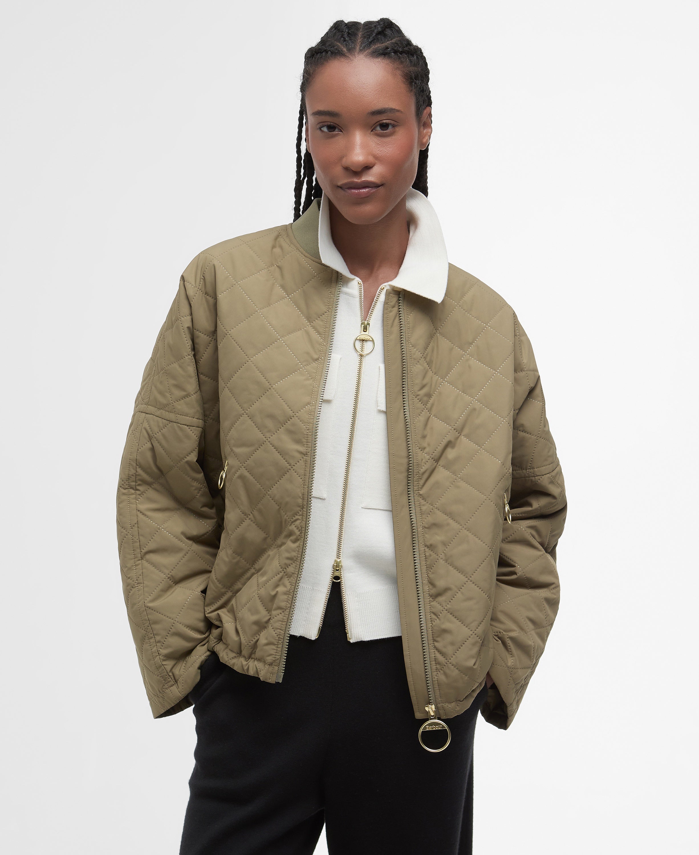 Barbour Emlyn Quilt Jacket Dusky Green/Ancient