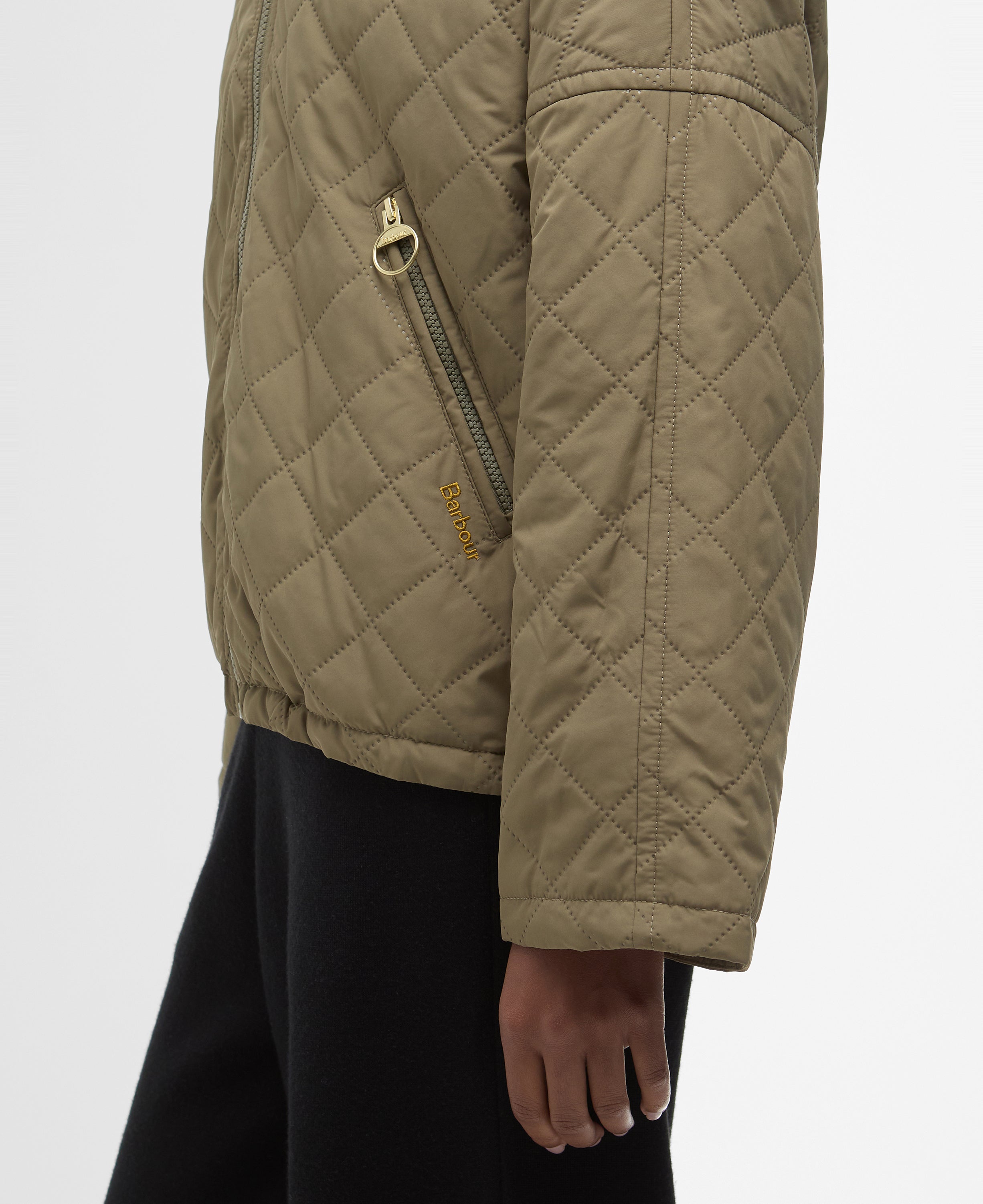 Barbour Emlyn Quilt Jacket Dusky Green/Ancient