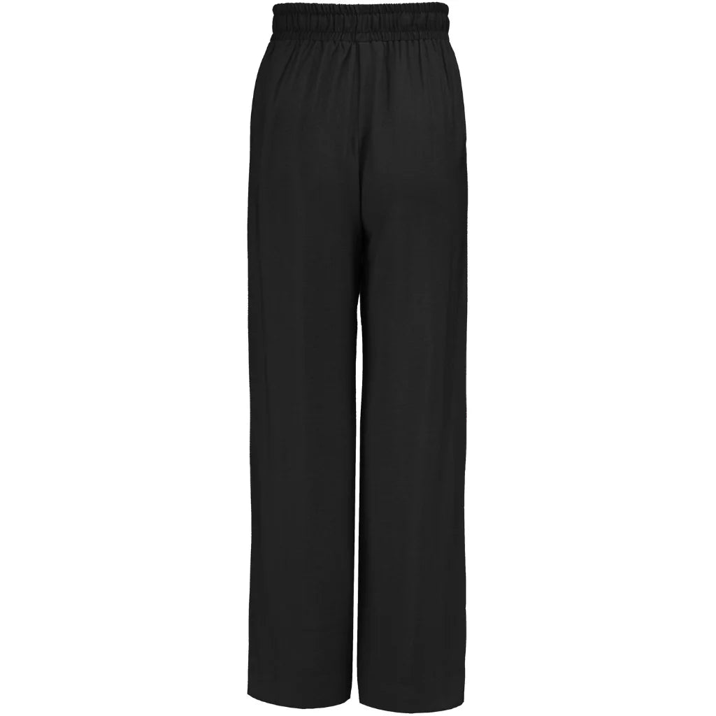 Moke Indiana Wide Leg Pant Black w Cream Stripe