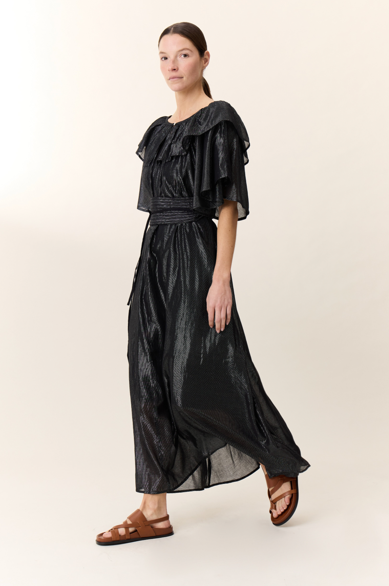 Raeya Long Dress Black Leon & Harper