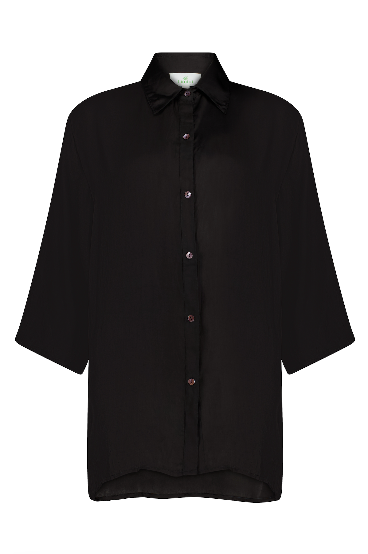 Bimini Pure Silk Astrid Shirt Black