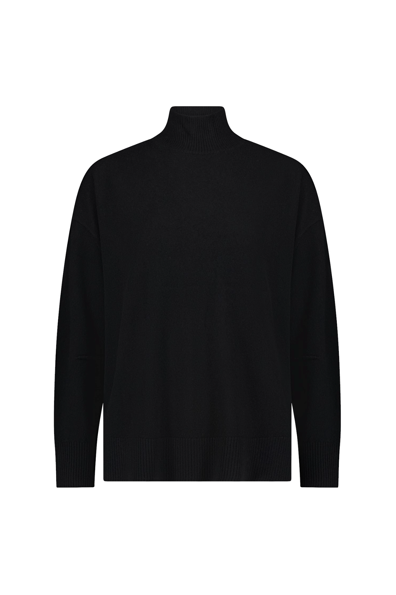 Jasper HighNeck Knit Yarnsmith Black
