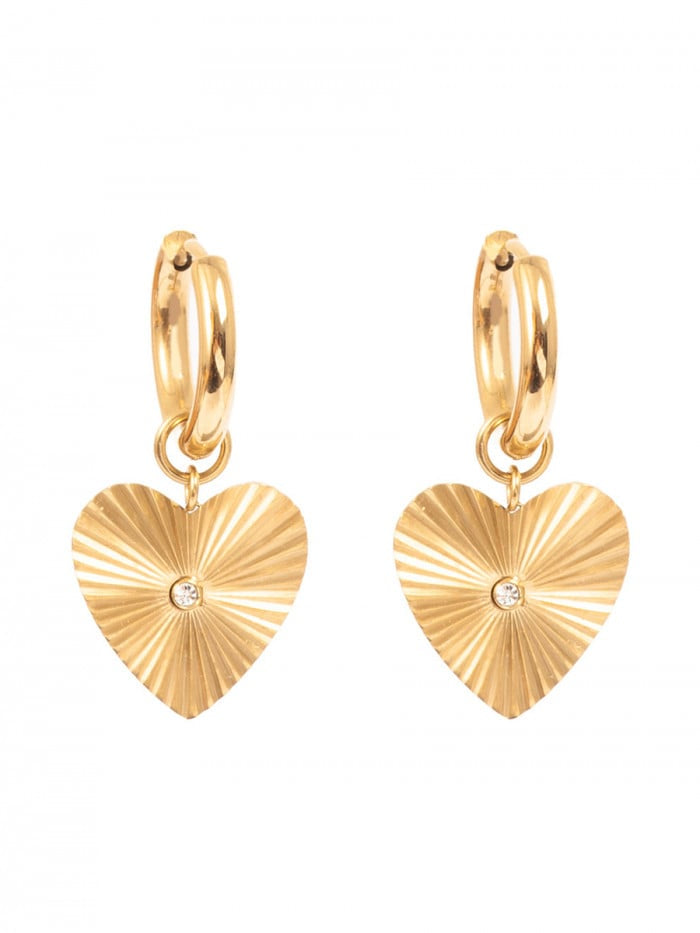 A&C Oslo Creol Heart Drop Earring