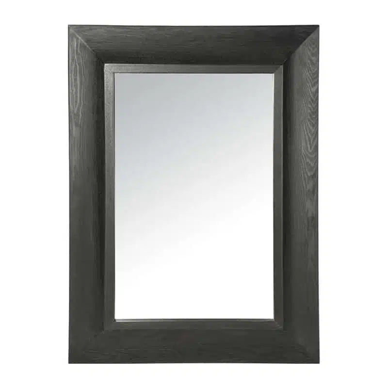 Madrid Wooden Mirror Black