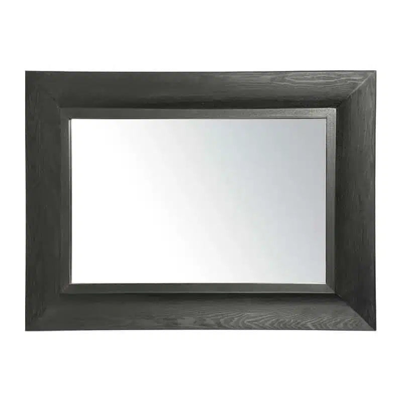 Madrid Wooden Mirror Black
