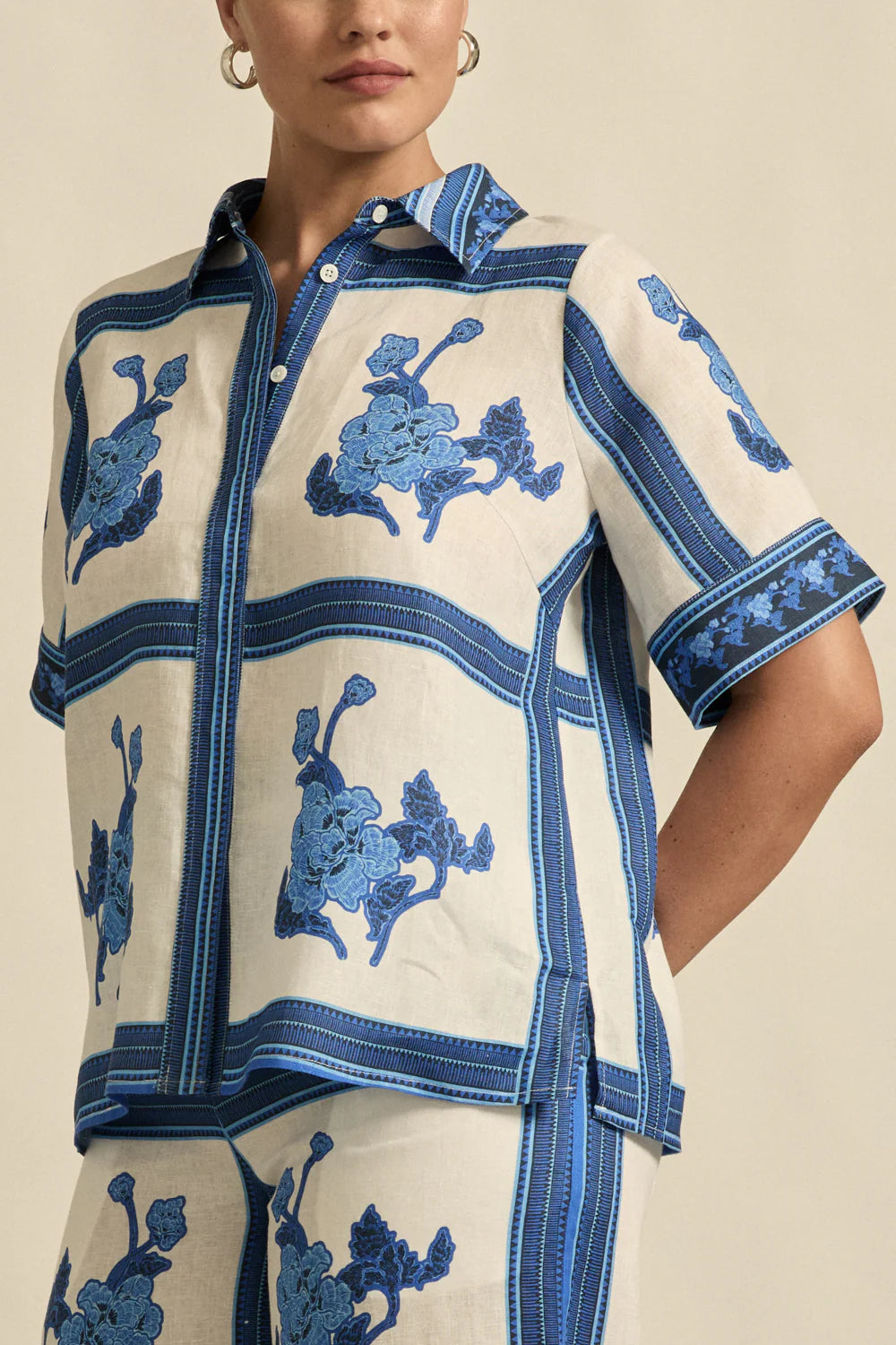 Pixel Top Zoe Kratzmann Azure Collage