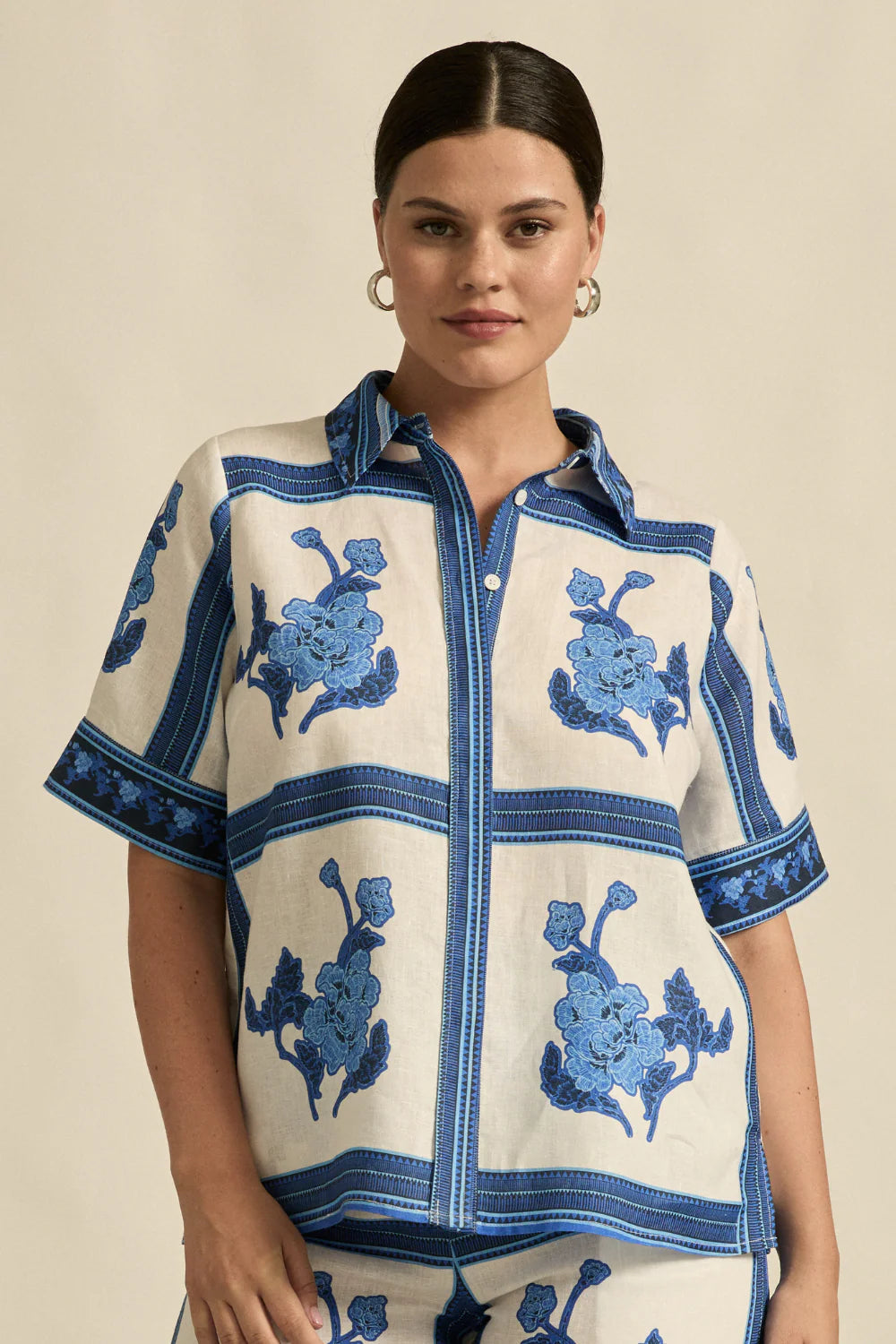 Pixel Top Zoe Kratzmann Azure Collage