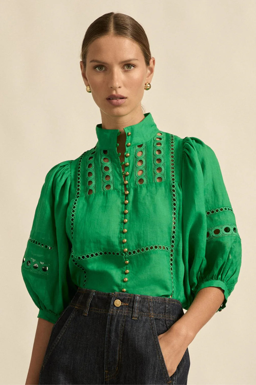 Cabaret Top Zoe Kratzmann Parrot