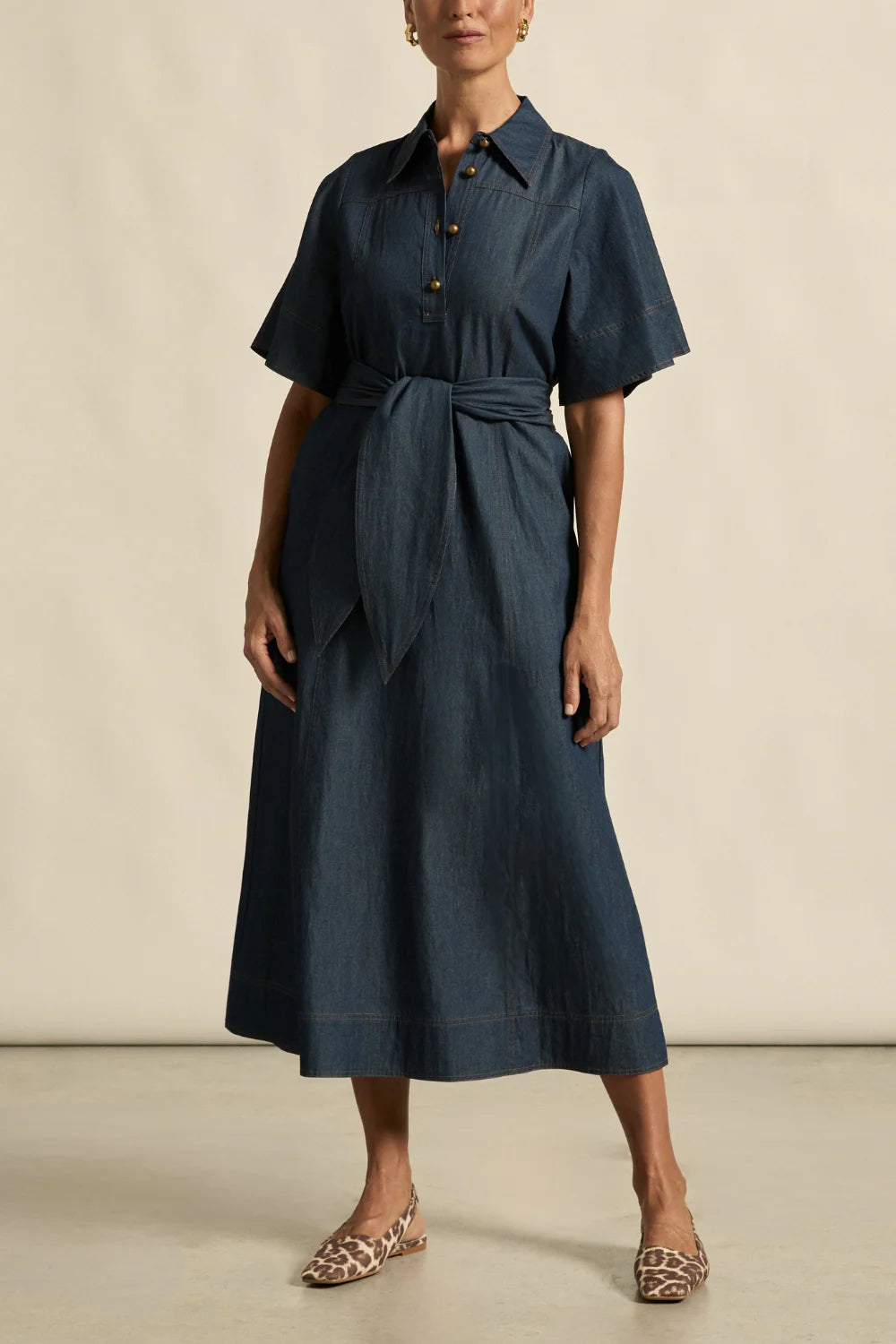 Cameo Dress Zoe Kratzmann Dark Chambray
