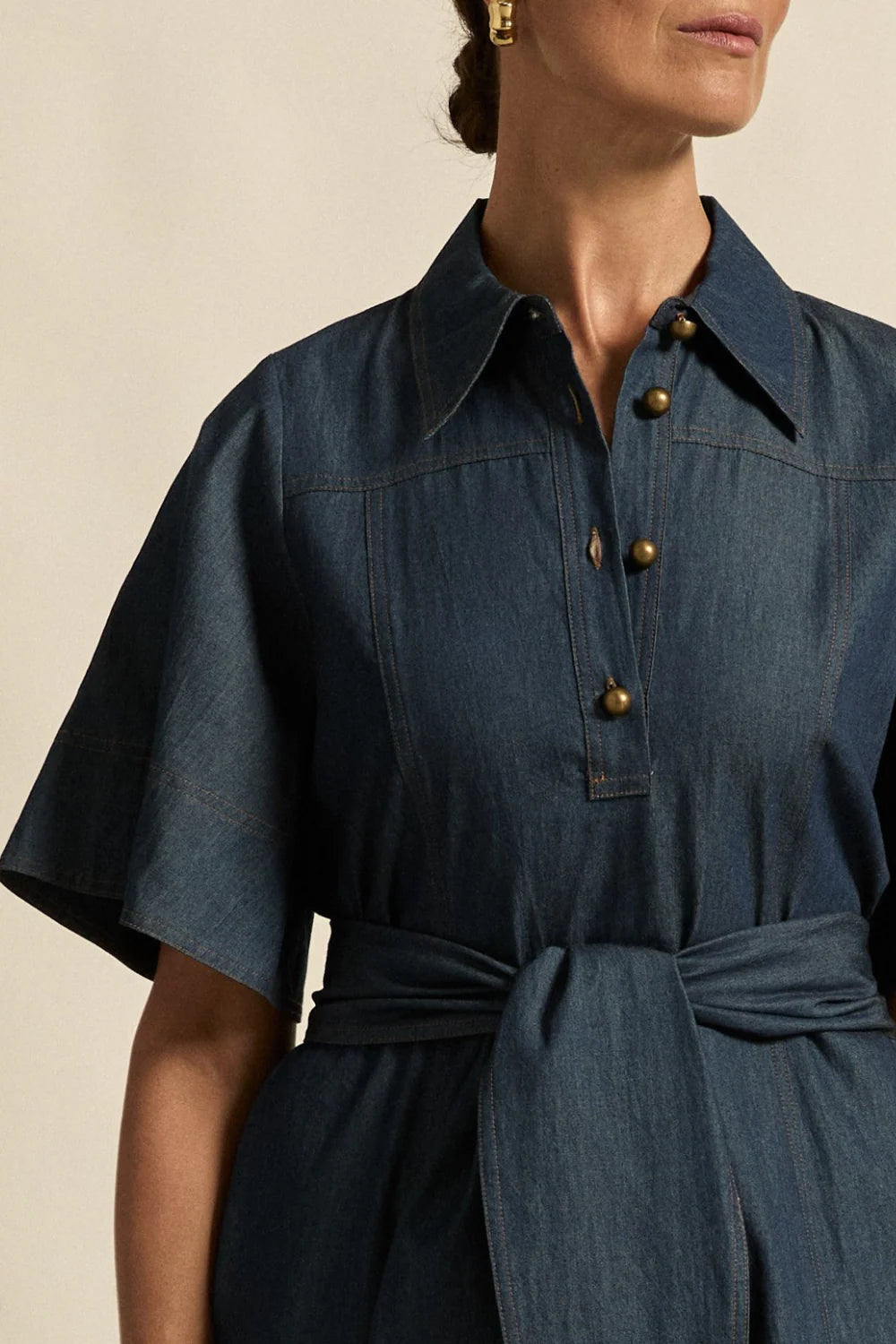 Cameo Dress Zoe Kratzmann Dark Chambray