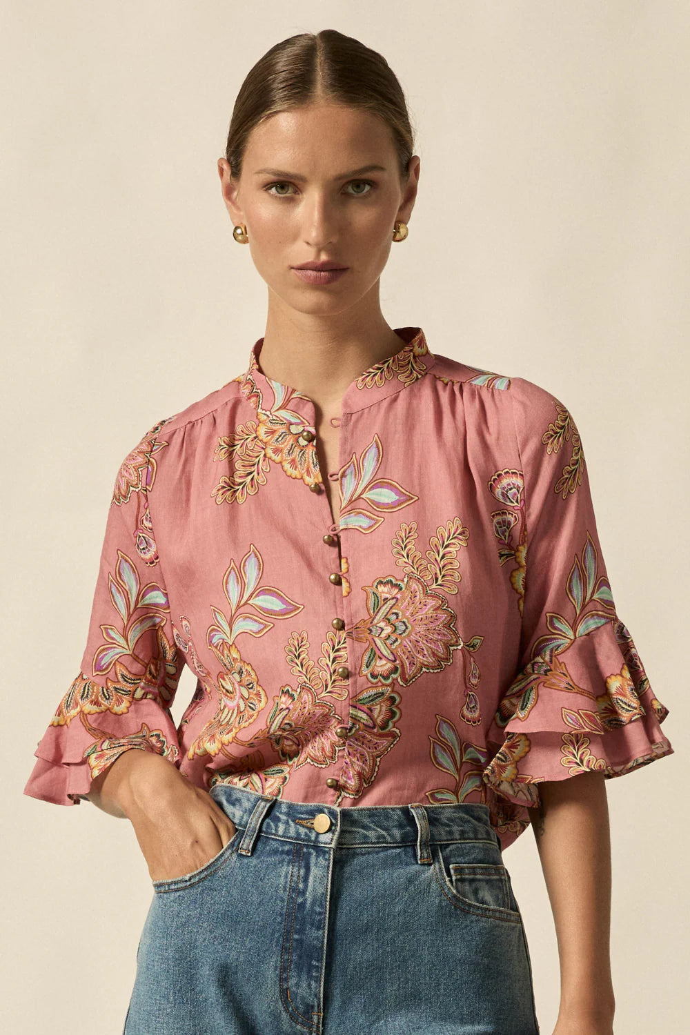 Fluctuate Top Zoe Kratzmann Kgari Bloom
