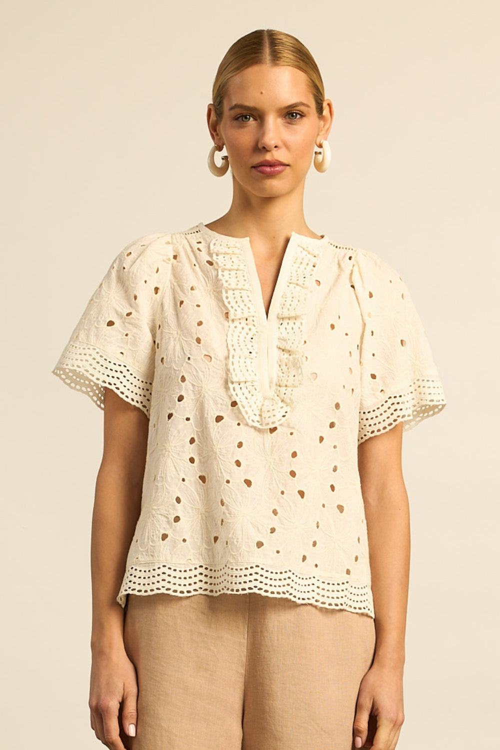 Vantage Top Zoe Kratzmann Cream