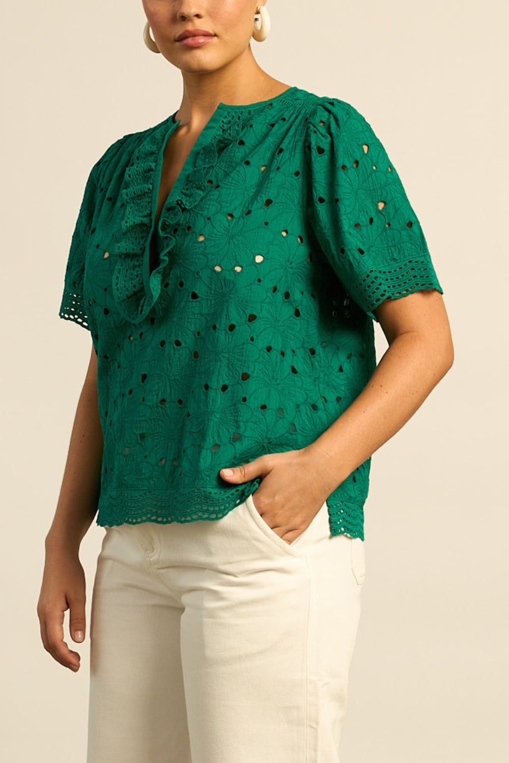 Vantage Top Zoe Kratzmann Emerald
