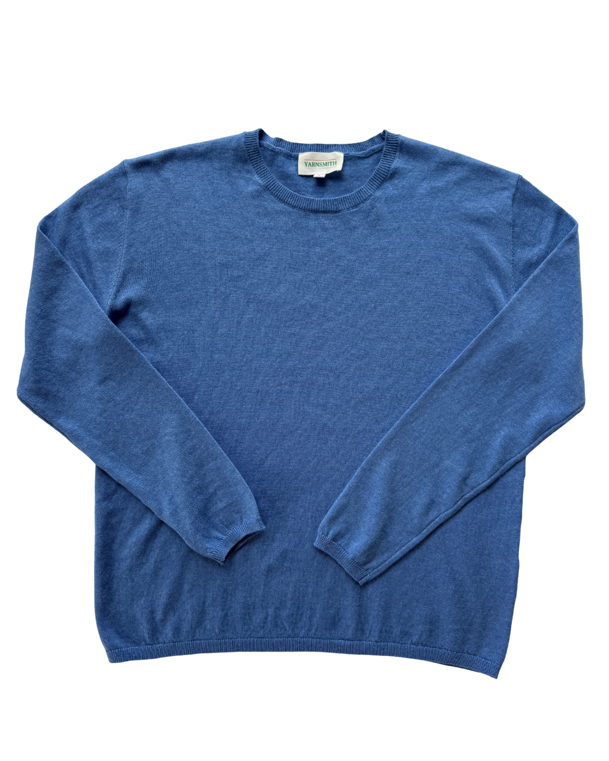 Yarnsmith Sapphire L/S  Cotton/Cashmere Knit Bluebird