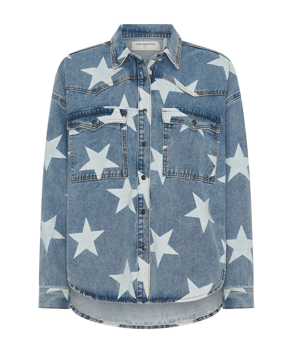 One Teaspoon Starwash Daria Denim Shacket