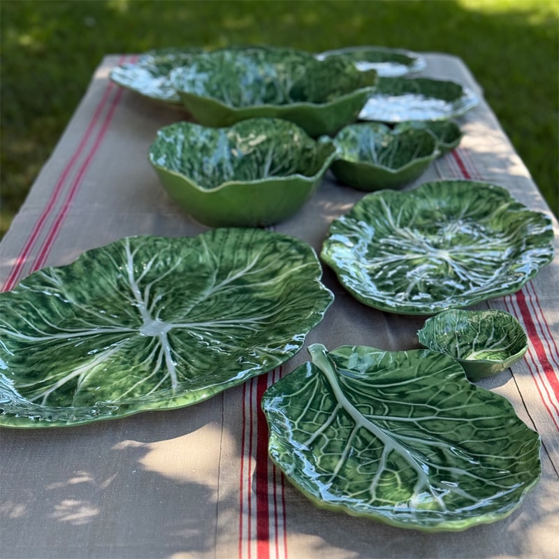 Melamine Cabbage Snack Bowl 12cm Green