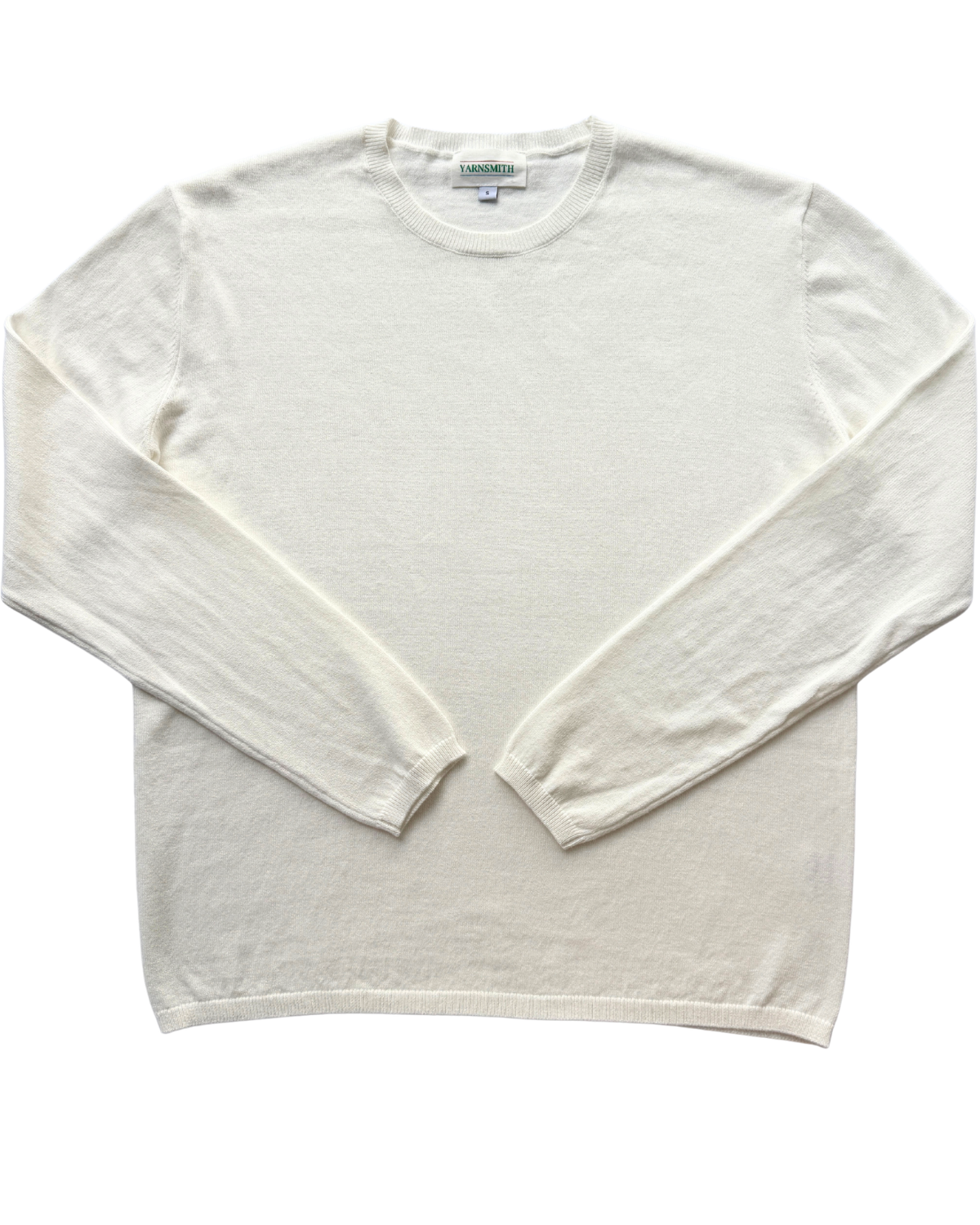 Yarnsmith Sapphire L/S  Cotton/Cashmere Knit White