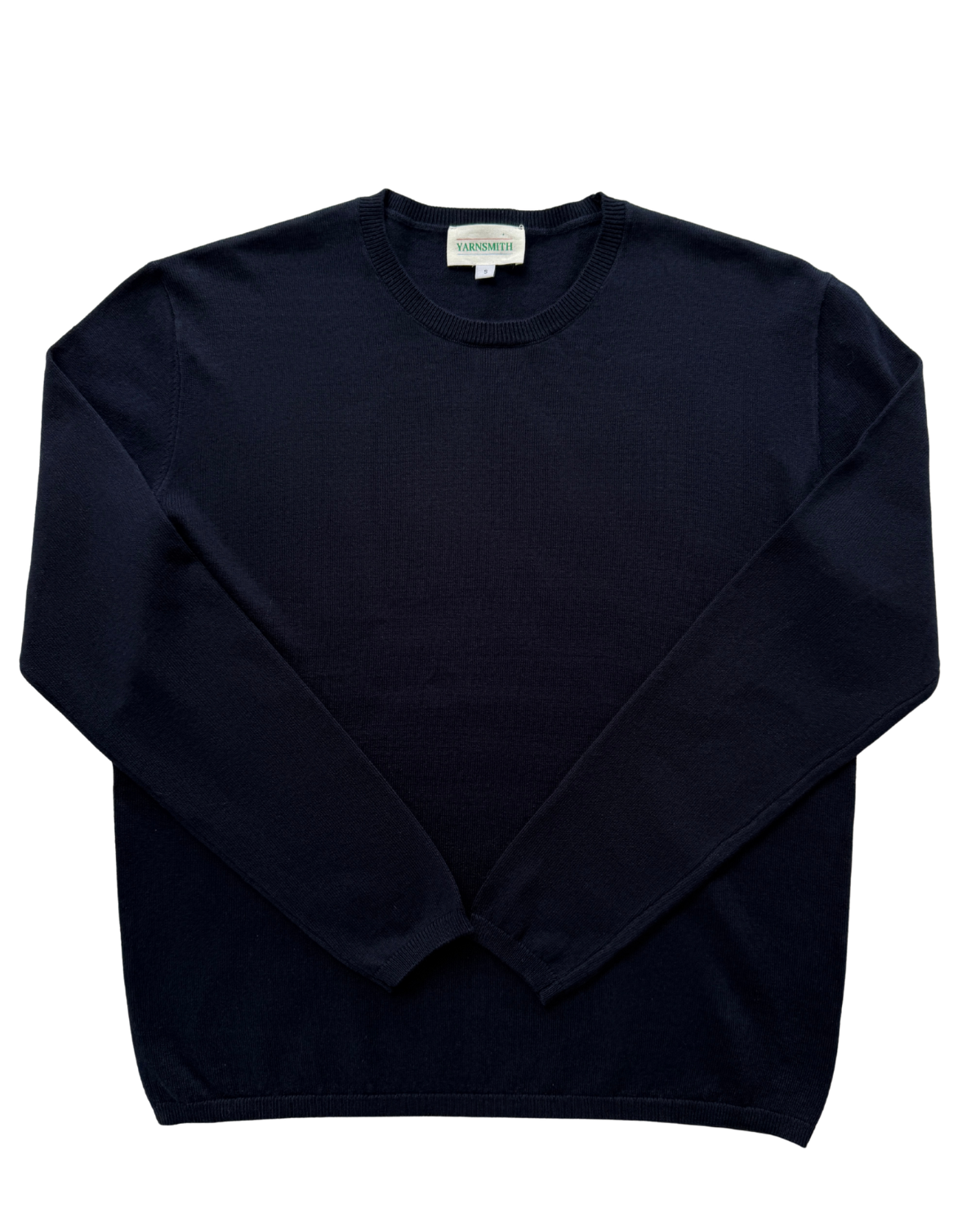 Yarnsmith Sapphire L/S  Cotton/Cashmere Knit Navy