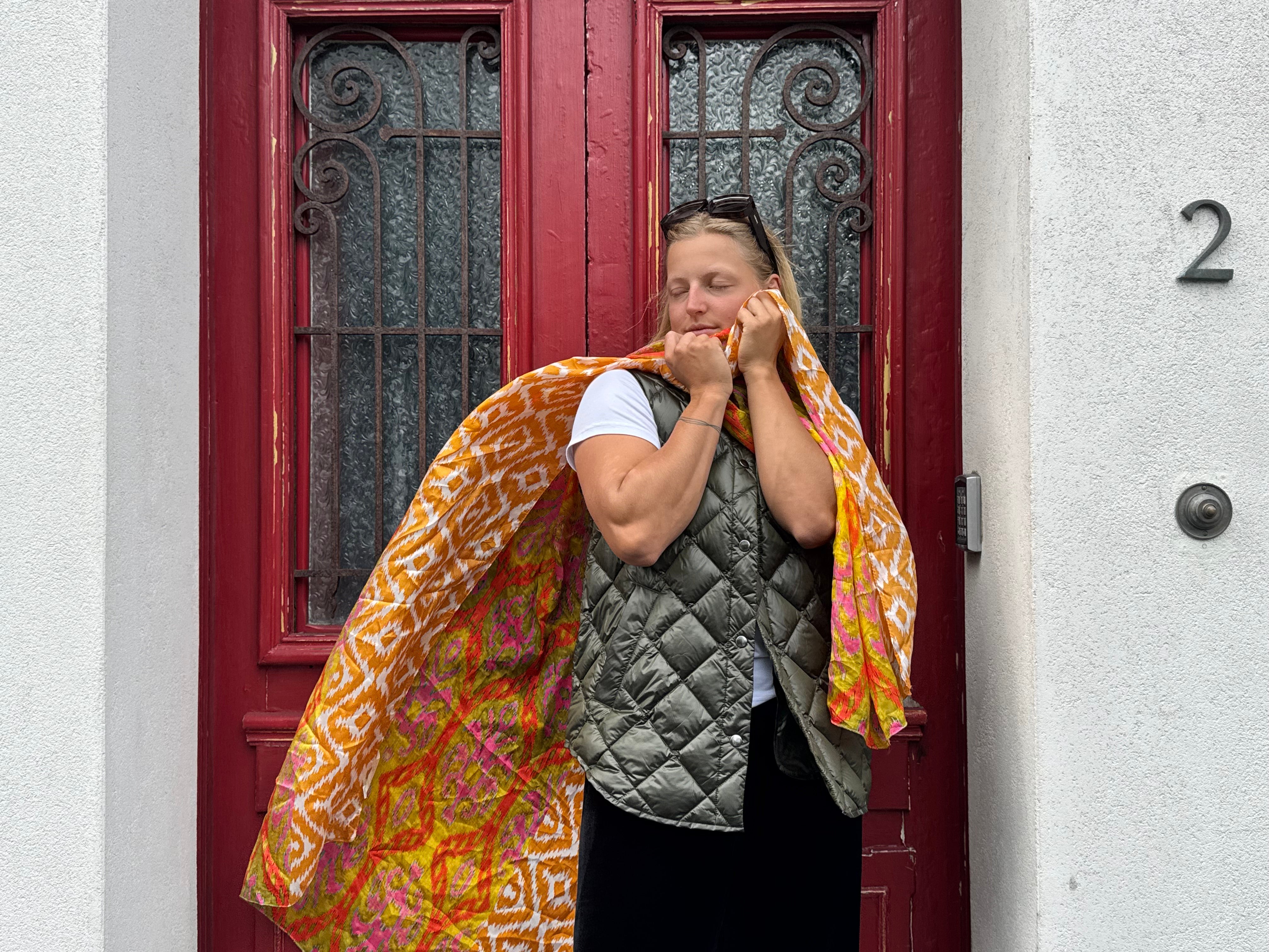 Bimini Pure Silk Shawl Marigold