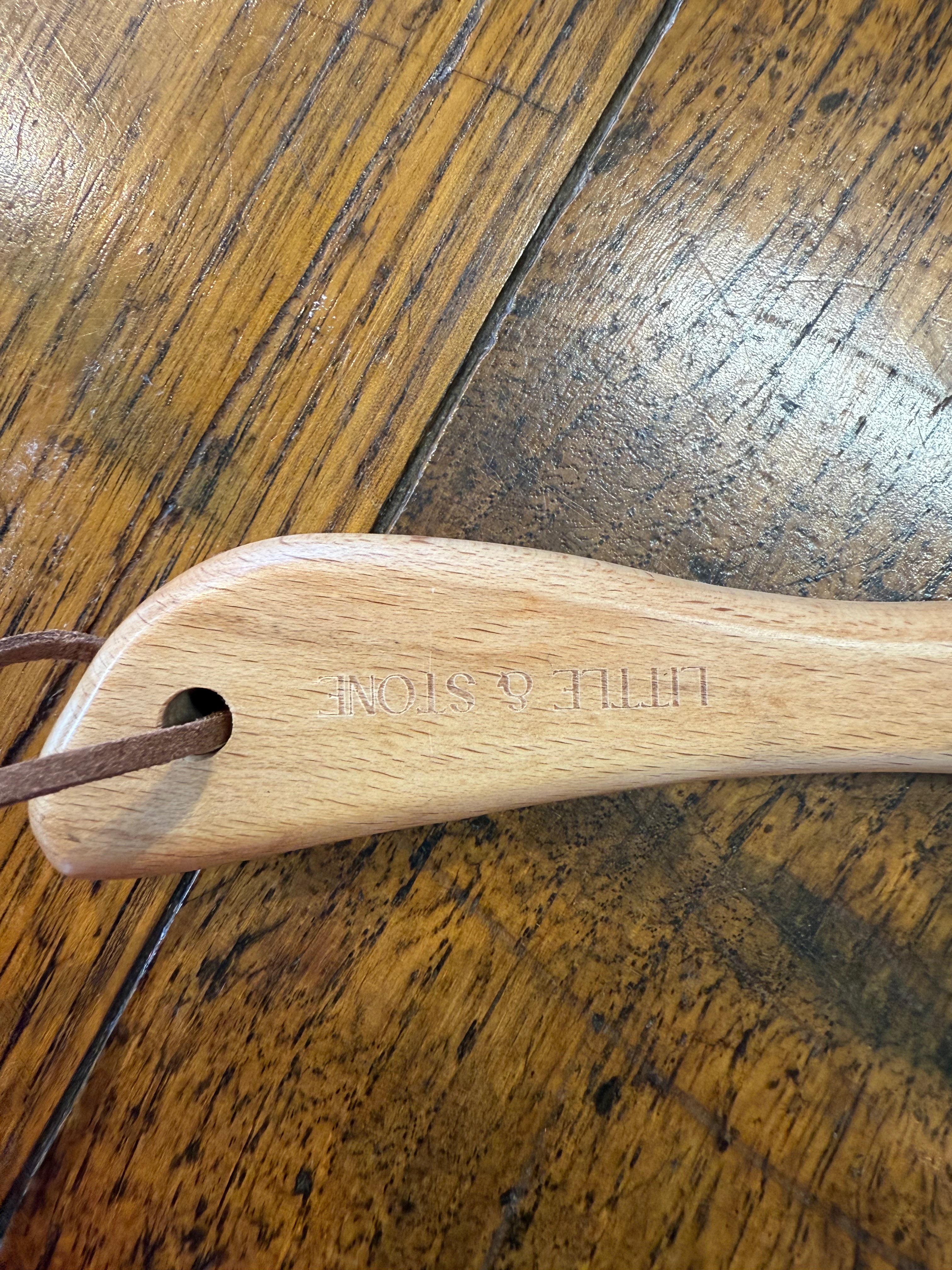 Wood Natural Bristle Clothes Brush Little & Stone