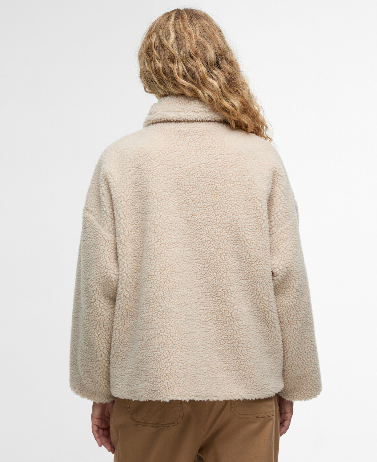 Barbour Brawby Fleece Silver Cloud/Oatmeal