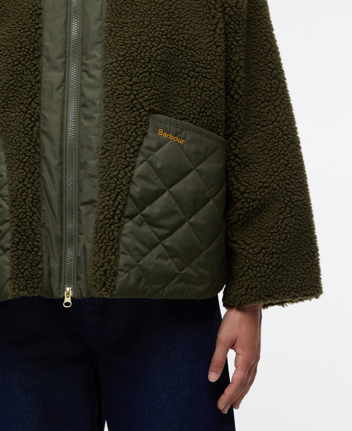 Barbour Brawby Fleece Olive