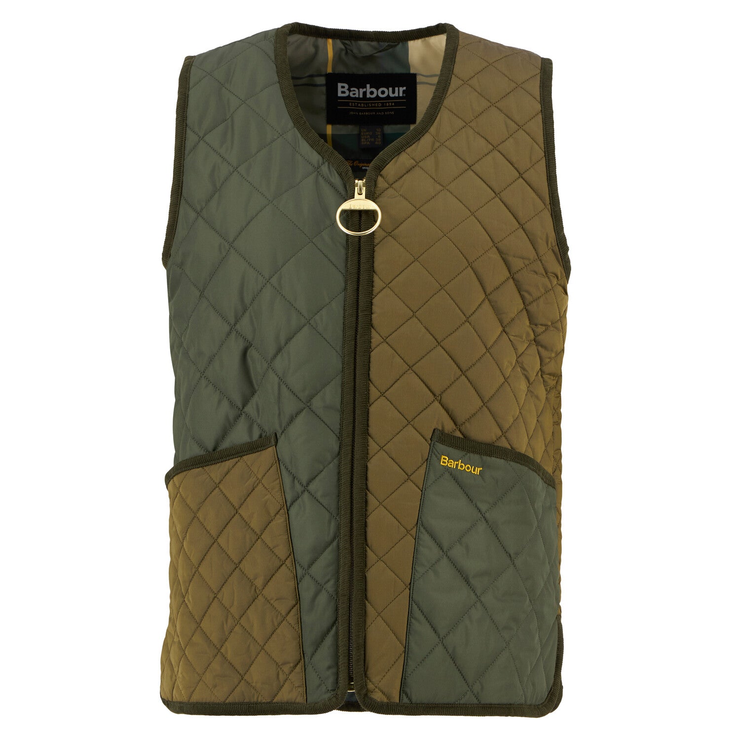 Barbour Heslerton Gilet Golden Olive