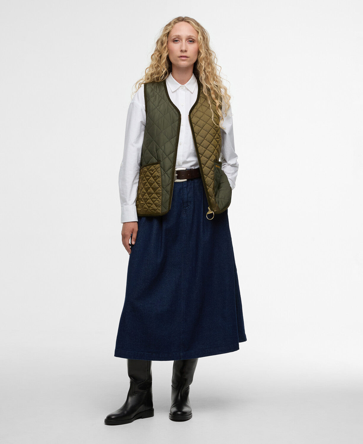 Barbour Heslerton Gilet Golden Olive