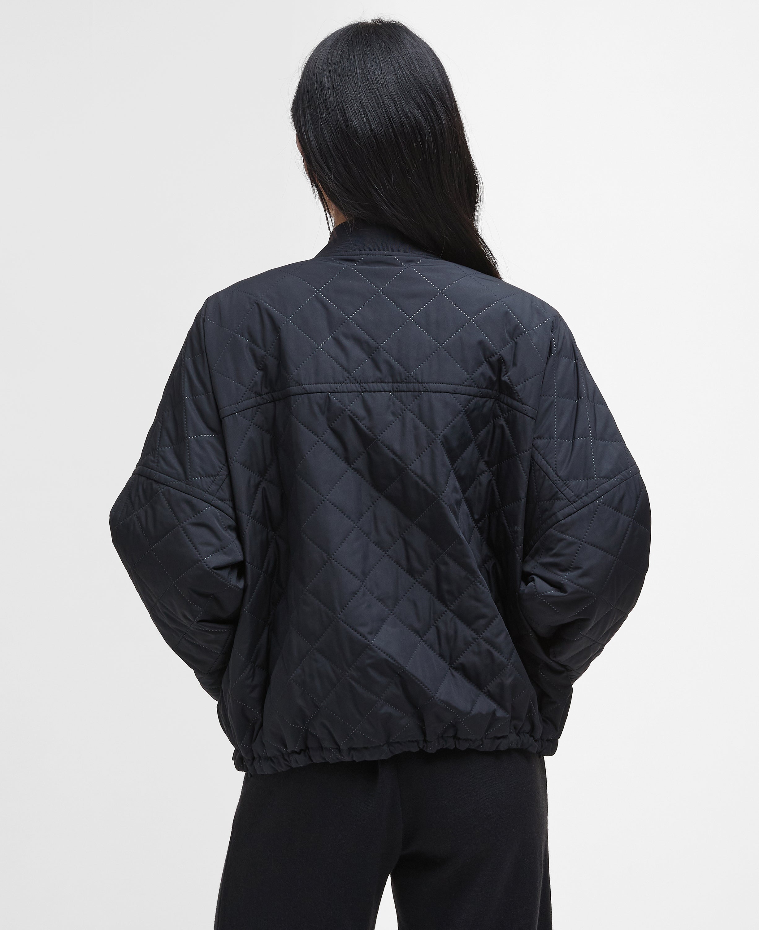 Barbour Emlyn Quilt Jacket Black/Ancient
