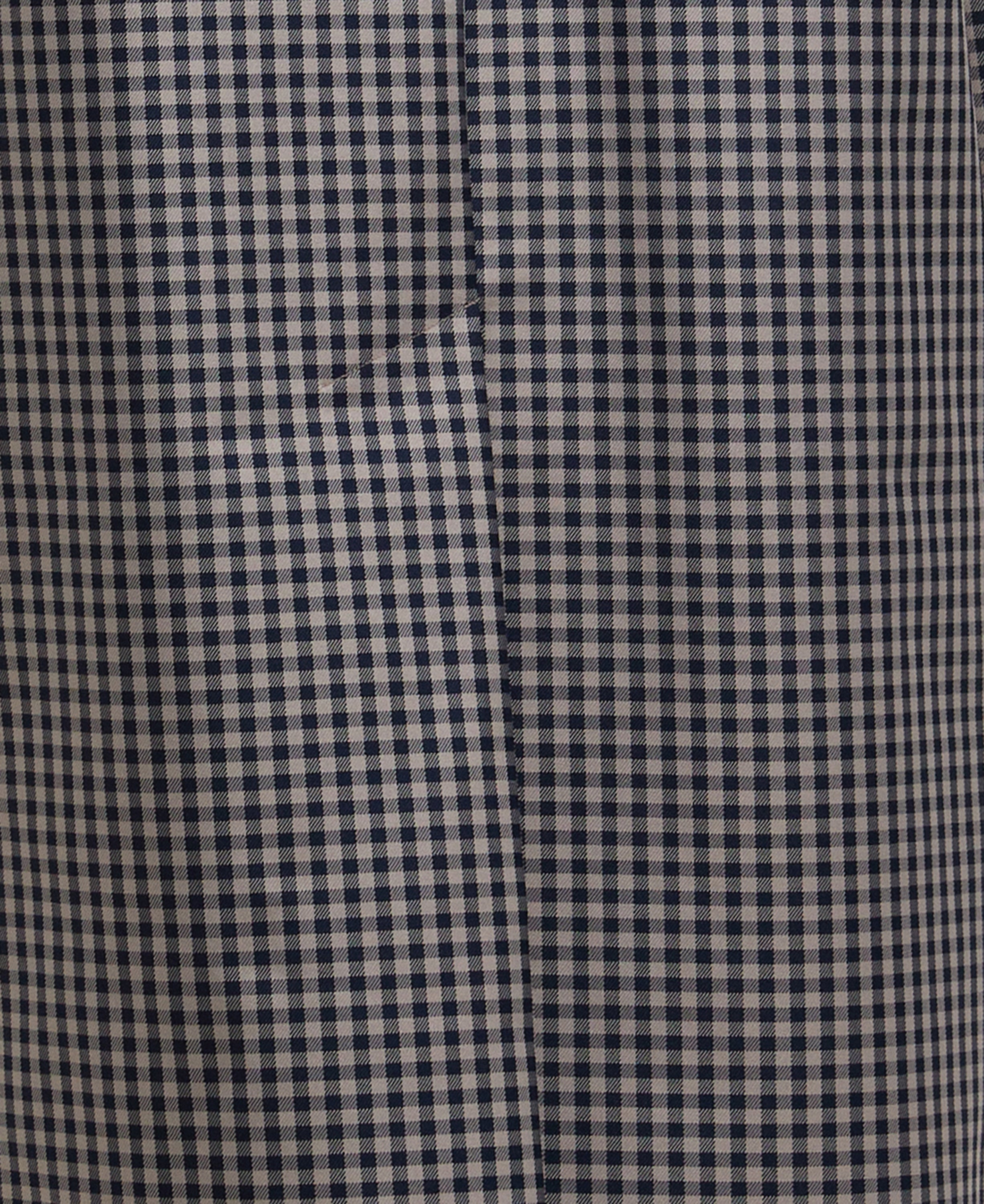 Barbour Nadine Checked Showerproof Car Coat Navy/Sand