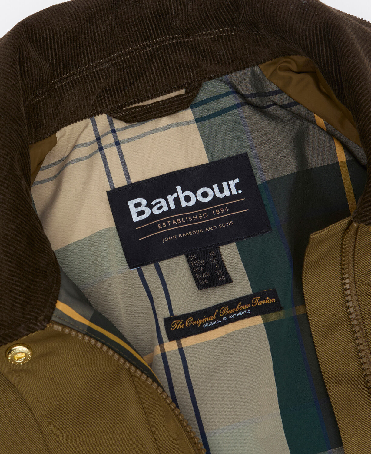 Barbour Bilsdale Showerproof Jacket Golden Olive