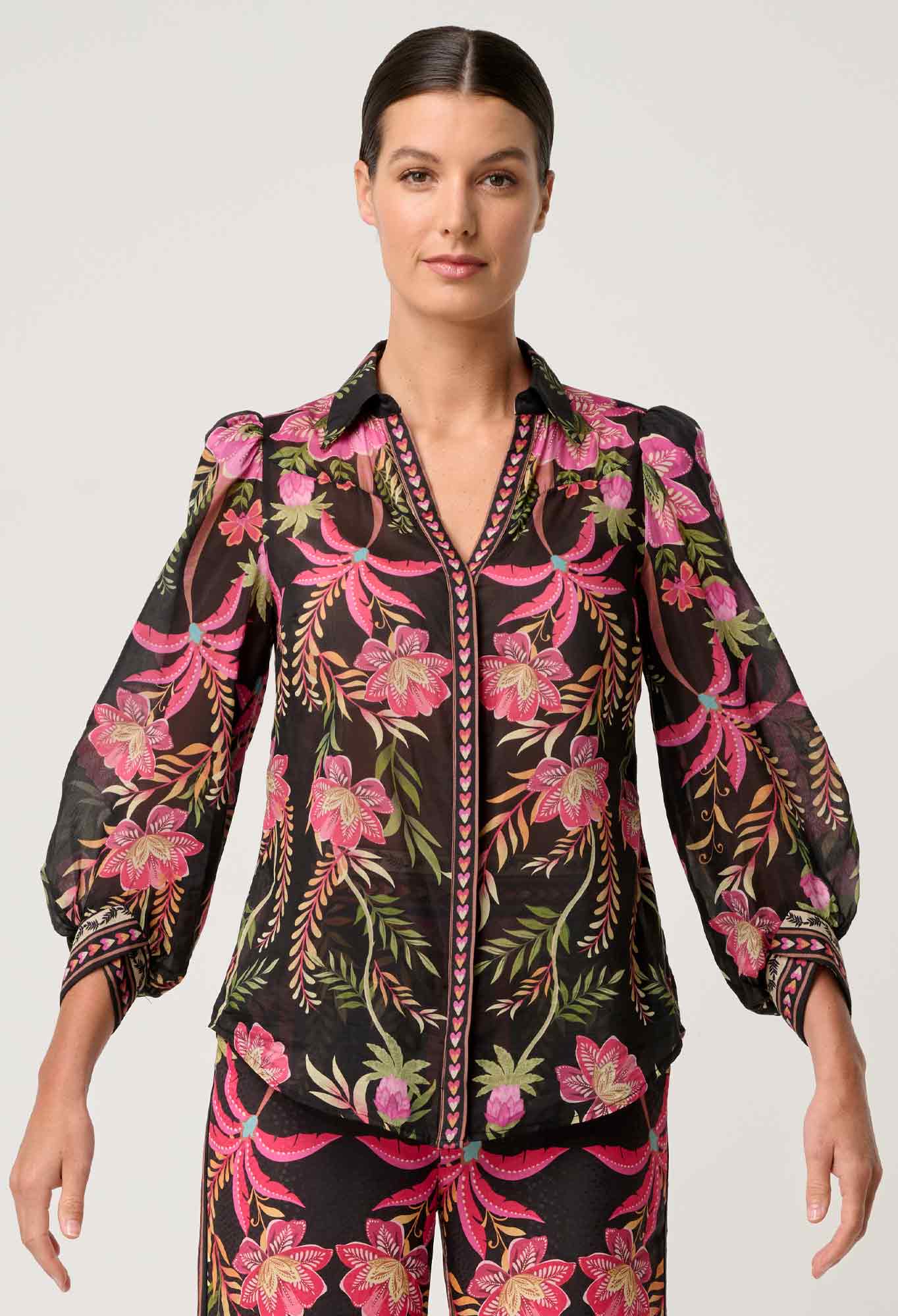 Elysian Silk Cotton Anthos Lobos Shirt Once Was