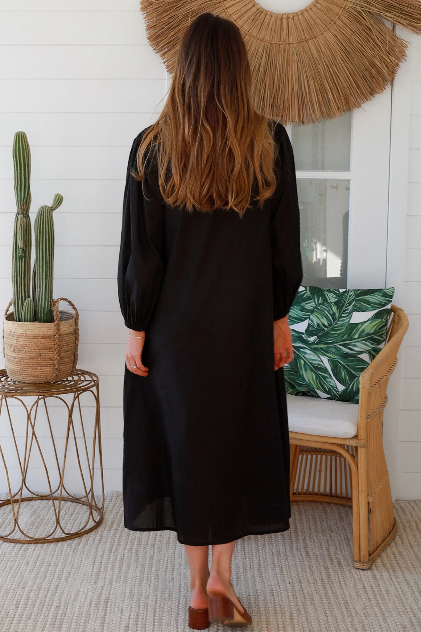 Salty Palm Black Dress