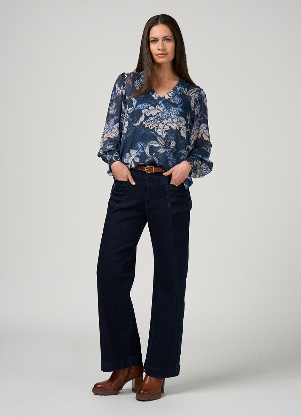 Casella Top Denim Multi Loobie's Story
