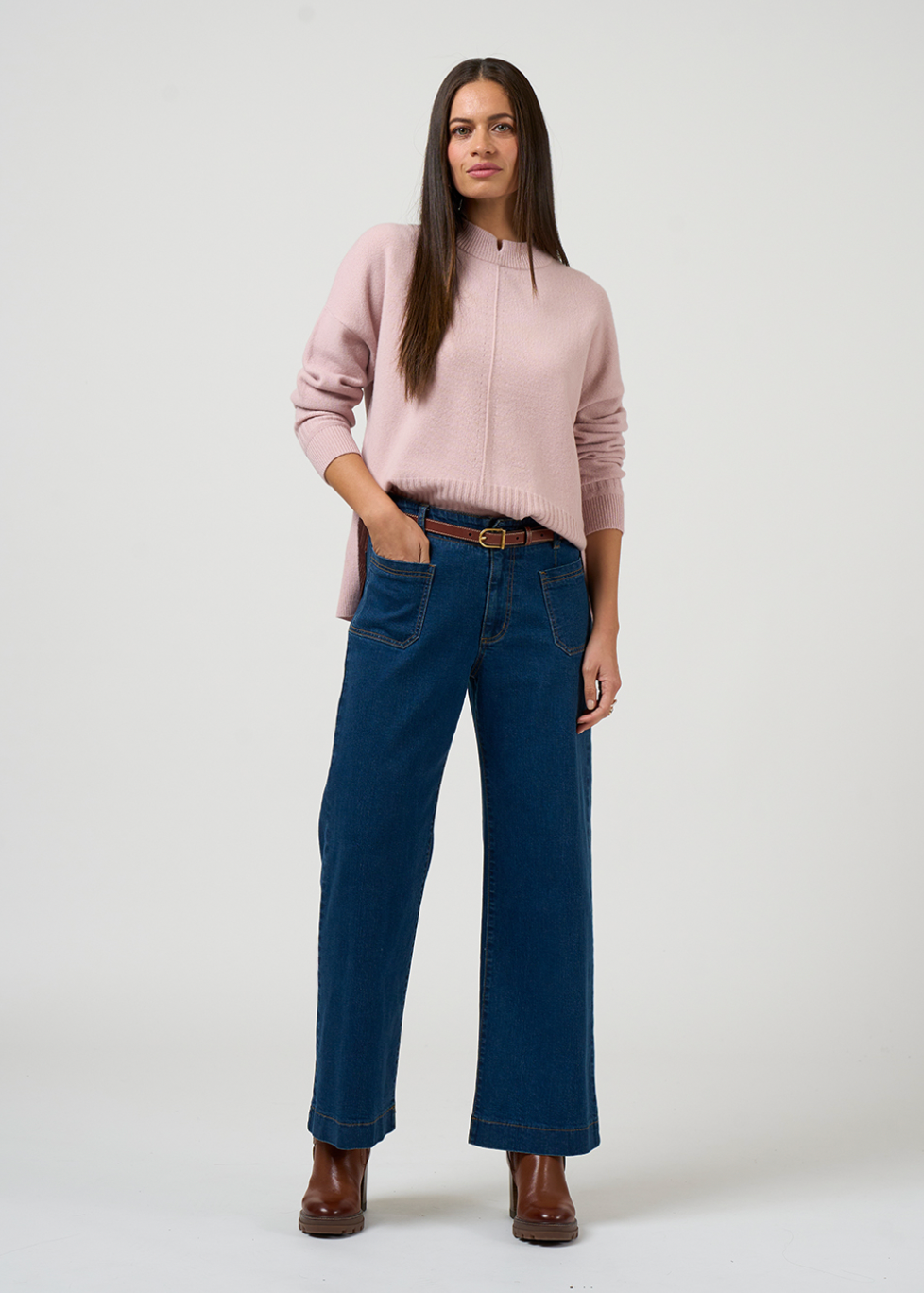 Sia Sweater Dusky Blush Loobie's Story