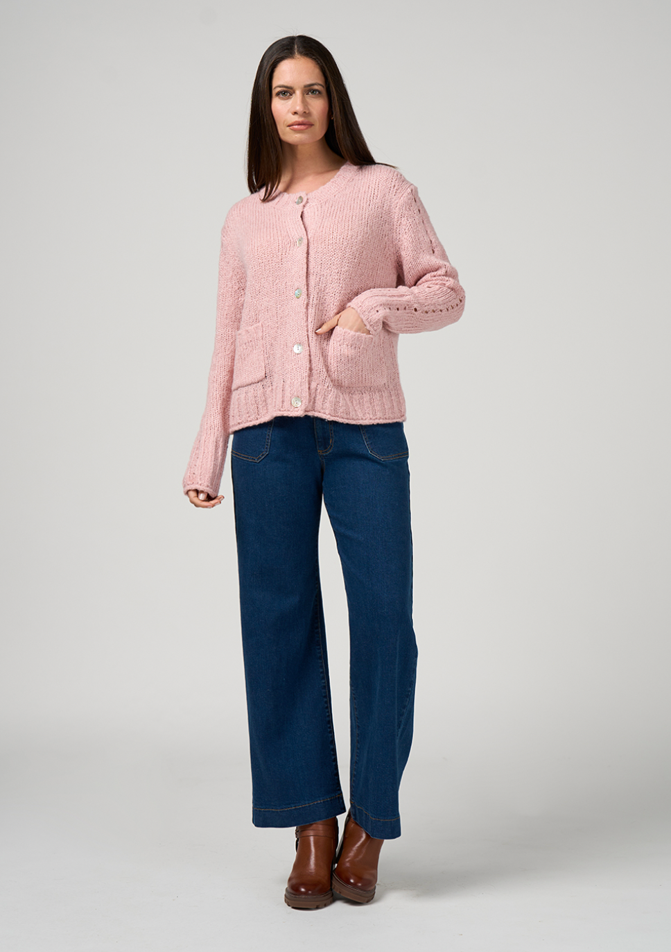 Tilly Cardi Blush Loobie Sweetly