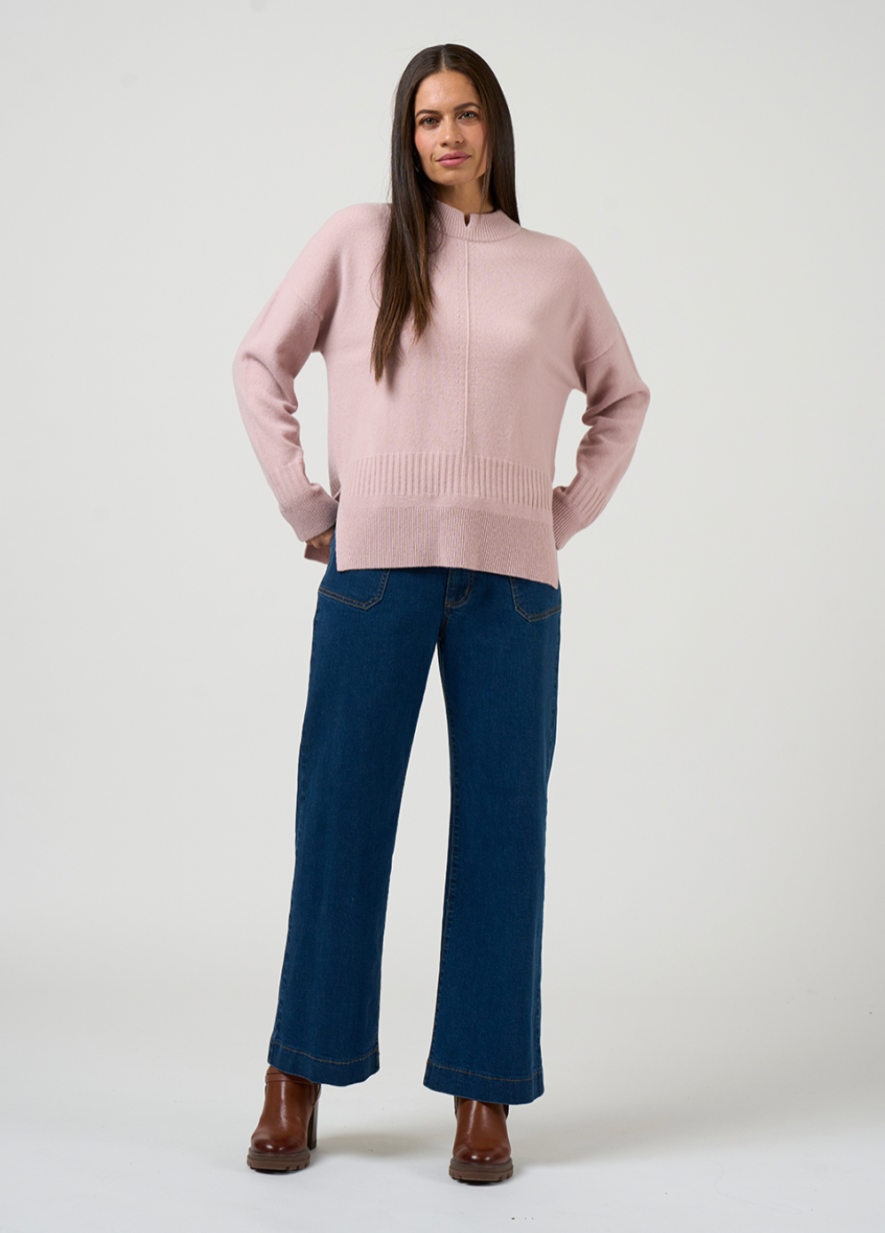 Sia Sweater Dusky Blush Loobie's Story