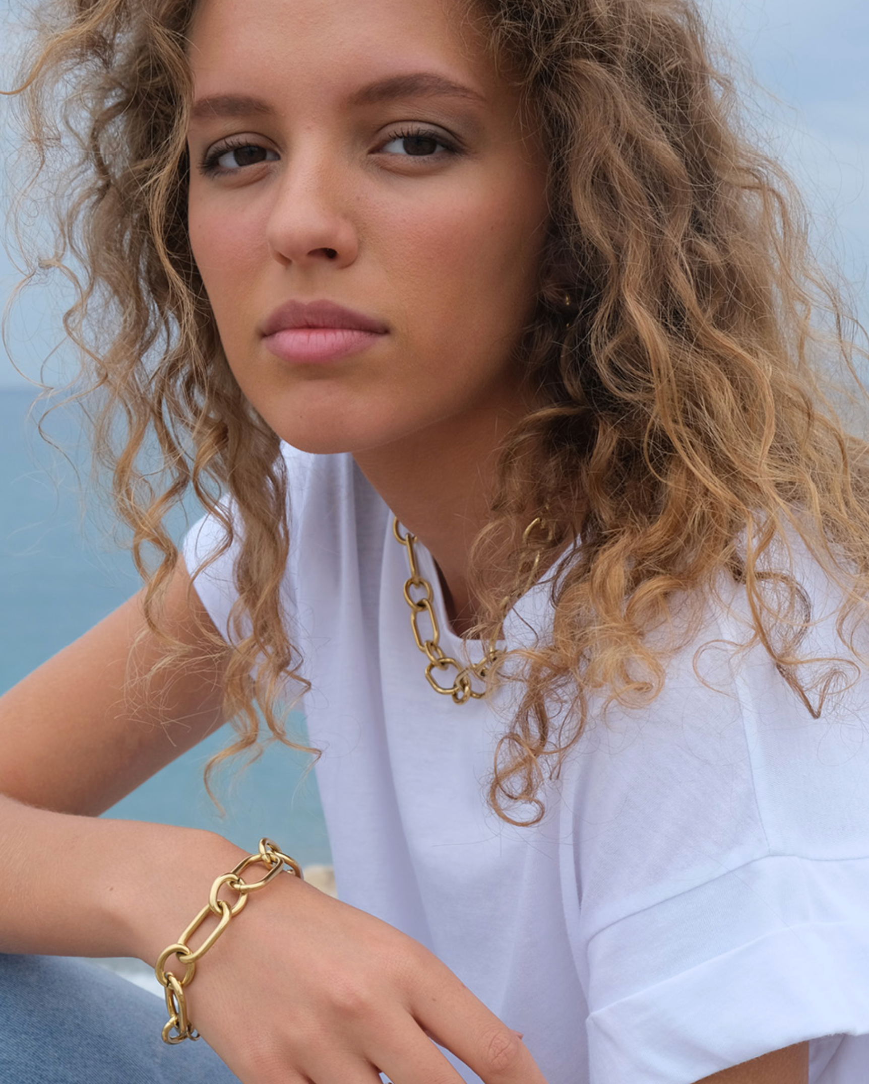 A&C Oslo Necklace Heavy Chain Steel G - Silver