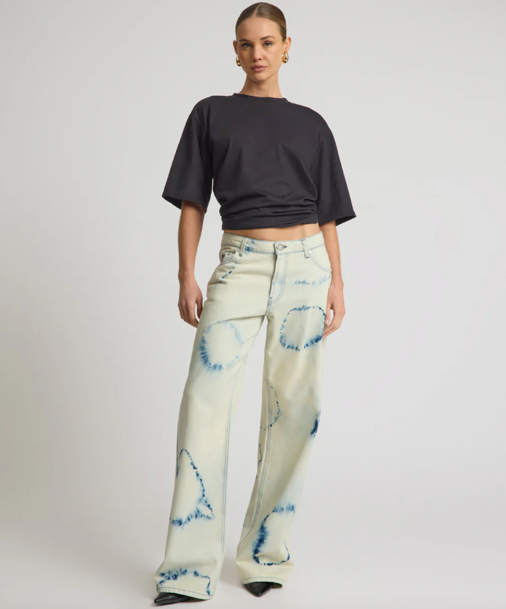 One Teaspoon Revival Tie-Dye Lowriders Denim